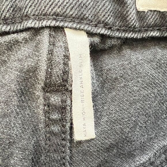 Rag & Bone Jeans Women's Size 23 Maya High-Rise Ankle Slim Highland Black Wash - Picture 4 of 11